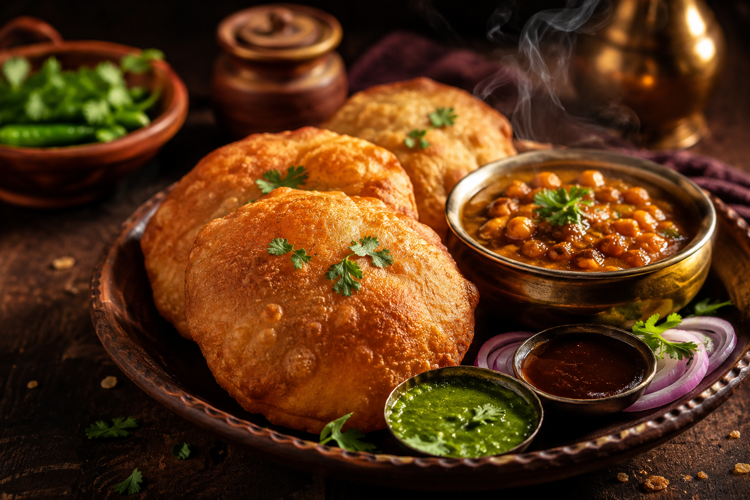 Crispy Kachori Sabji